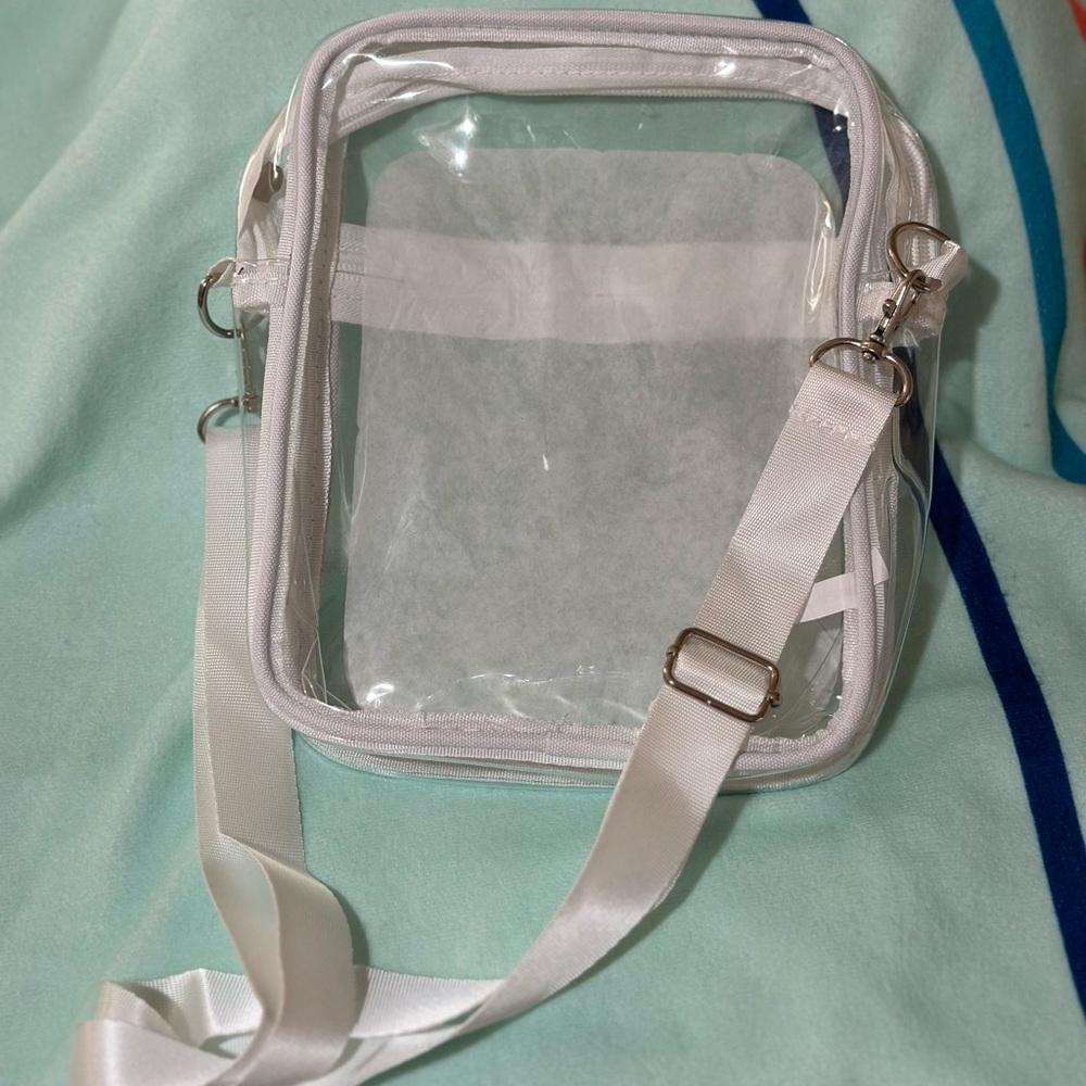 CLEAR crossbody purse 2 of 2